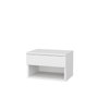 Hanah Home Jamot Mesilla de Noche Blanca